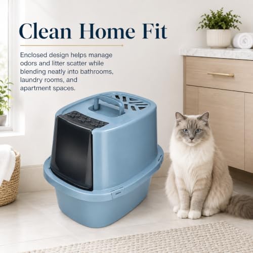 Hooded Cat Litter Box Large, Enclosed - Image 5