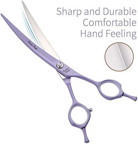 7" Professional Chunker Dog Grooming Scissors, Japanese 440C Stainless Steel - Image 6