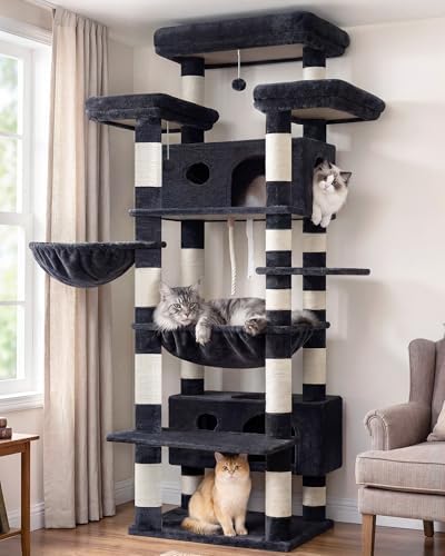 Gitelsnour Cat Tree, Big Condo & Hammock GCT030G by Gitelnour