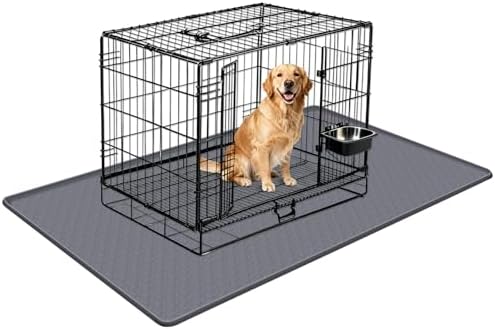 Silicone Dog Bed Mat 51"x 25.6" Crate Mat by Bartuke