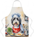 Caroline's Treasures Bearded Collie The Chef Apron Cooking Kitchen Server by CarolinesTreasures