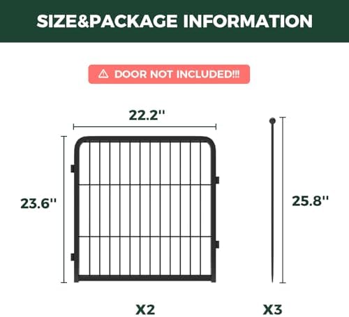 FXW Rollick Dog Playpen, Yard & RV Camping, 2 Panels - Image 4