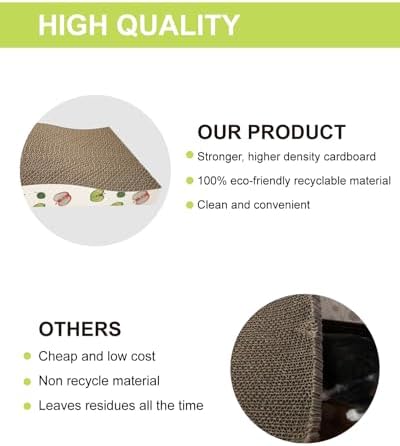 TIMHAKA 8 Pack Cat Scratching Board, Double-Sided Usability, - Image 5