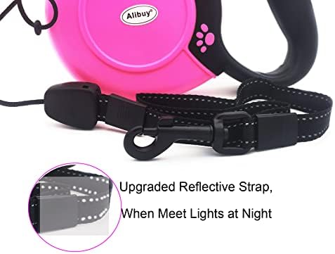 Retractable Dog Leash 26ft, 360° Tangle-Free Long Cord Pets Puppy Walking - Image 3