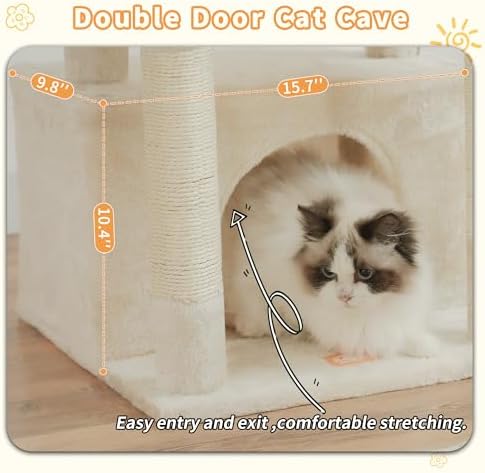 Heybly Cat Tree, Kitten Tower - Image 5
