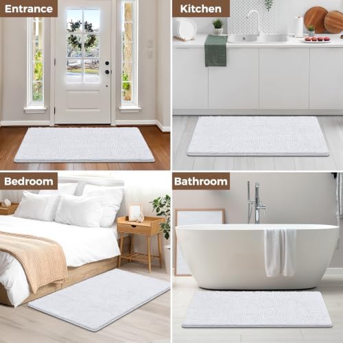 Bcoimo 48x30 Chenille Bath Mat – Non-Slip - Image 6