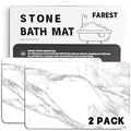 Stone Bath Mat Diatomaceous Earth Shower Mat by Farest