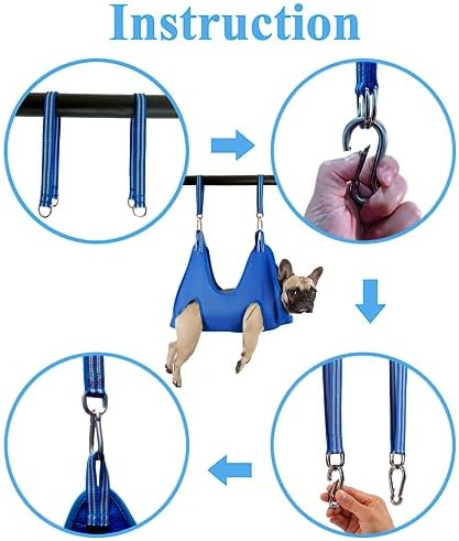 Kkiimatt 10 in 1 Pet Grooming Hammock Harness - Image 5