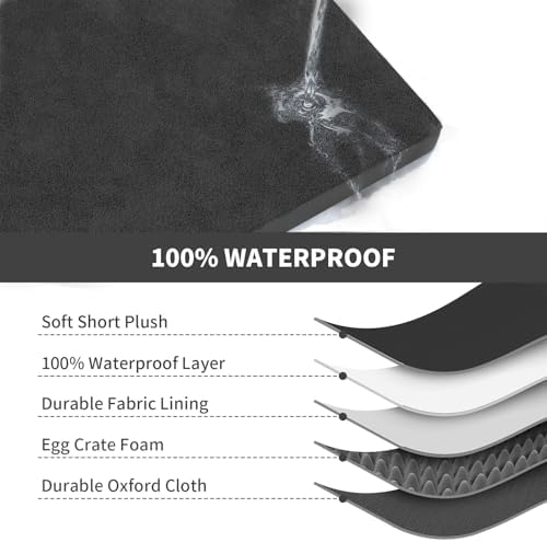 Large Waterproof Orthopedic Dog Bed - Image 6