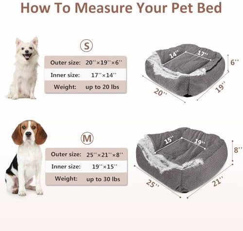 MIXJOY Dog Beds for Small Medium Dogs - Image 4