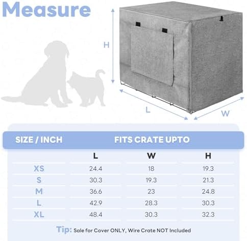 Seiyierr Dog Crate Cover - Image 4