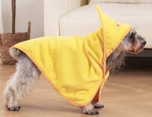 Dog Hooded Bathrobe Towel Fast Drying Absorbent Bath Warm Blanket - Image 5
