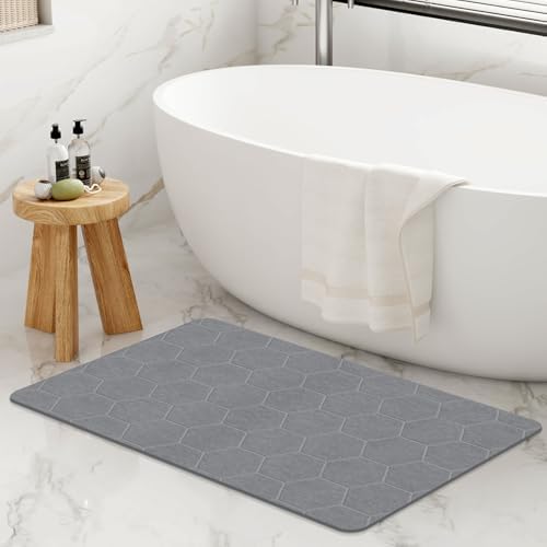 THMINS 2 Pack Extra Large Stone Bath Mat - Image 2