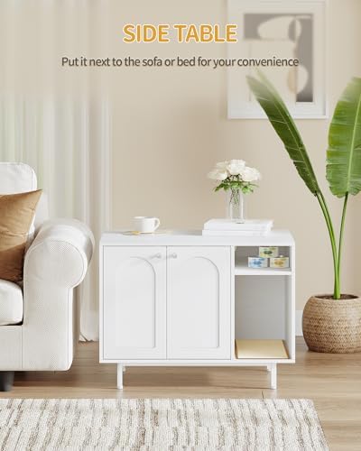 Hzuaneri Cat Litter Box Enclosure, Hidden Litter Box Furniture - Image 6