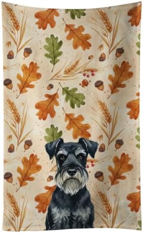 Caroline's Treasures Standard Schnauzer Dogs Kitchen Towel 15x25 in by CarolinesTreasures