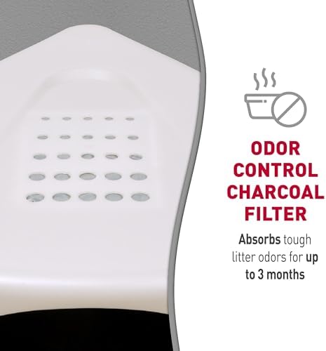 Nature's Miracle Advanced Hooded Corner Cat Litter Box - Image 4