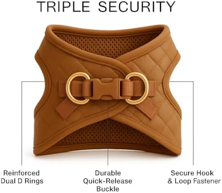 Step in Dog Harness, Lightweight Breathable Mesh Soft Padded Pet Vest, Vegan - Image 3