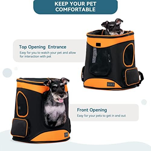 Petsfit Dog and Cat Backpack Carrier, Padded Waist Support - Image 5