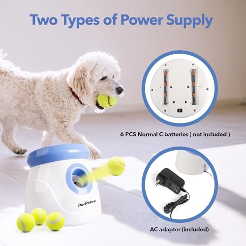 PetPrime Dog Automatic Ball Launcher Dog Interactive Fetch Toy Pet 2'' Thrower - Image 4