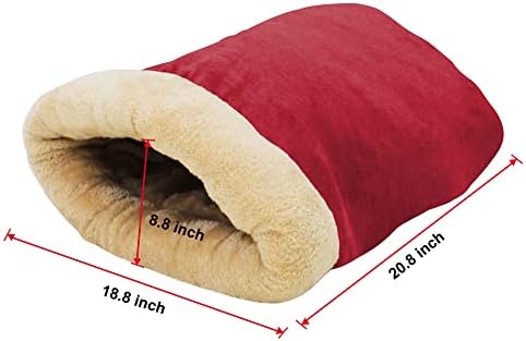 4 in 1 Self Warming Burrow Cat Bed Hideway Sleeping Cuddle Cave - Image 4