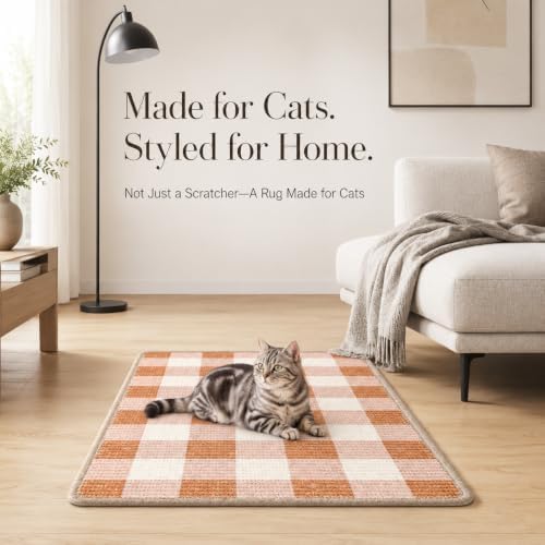 Cat Scratcher Mat, Natural Sisal Cat Scratch Pad - Image 6