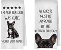 French Bulldog Kitchen Towels by Unknown