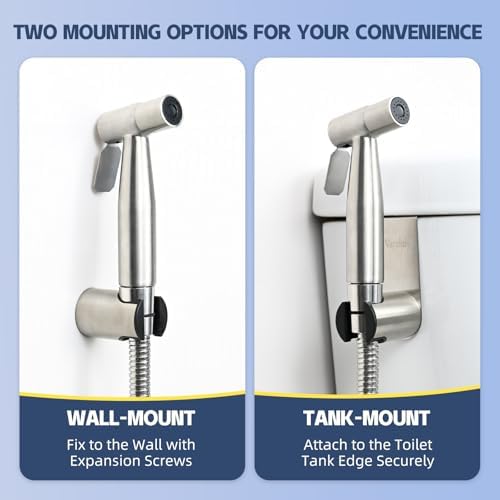 Handheld Bidet Sprayer for Toilet, Adjustable Water Pressure, 2 Sets - Image 4