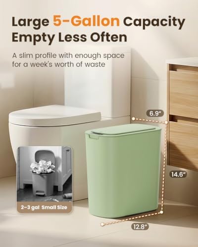 Cesun 5 Gallon Automatic Bathroom Trash Can - Image 4