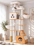 Heybly Wooden Cat Tree by HEYBLY