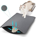 Cat Litter Mat 30"x24", Double Layer Waterproof Litterbox Mat by Unknown