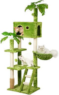 Meecal 65in Tall Cat Tree with Leaves by Meecal