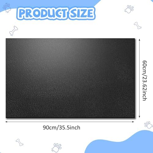 Nuanchu Dog Grooming Table Mat, 36 x 24 Inch, Non Slip PVC Pad - Image 2
