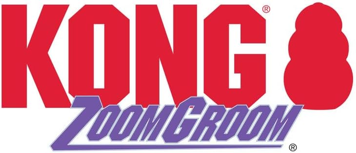 KONG - Zoom Groom Dog Brush, Groom and Massage While Removing Loose Hair and - Image 5
