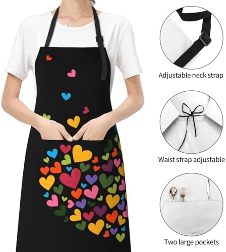 Art Apron with Pocket for Women Men - Image 3