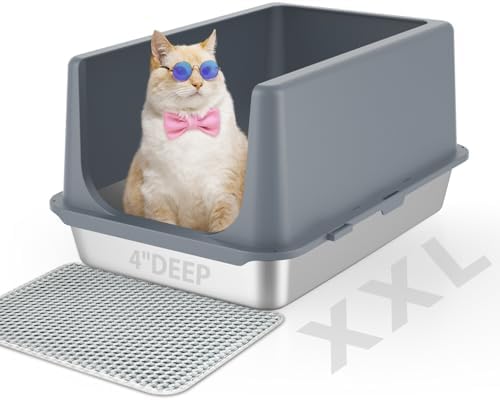 Stainless Steel Litter Box by LIHONG