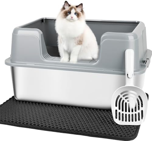 Vivifying XL Stainless Steel Litter Box by Vivifying