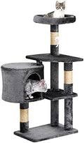 BestPet | 36" Cat Tree Tower | Light Gray | Sturdy Multi-Level Cat Tree by BestPet