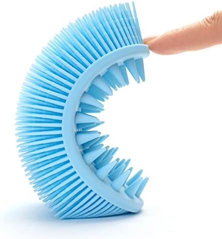 Premium Sensory Brush for Kids or Autism, Soft Silicone Body Scrubber, 2 in 1 - Image 3