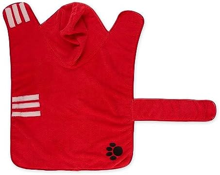Bone Dry Pet Robe Collection Embroidered Absorbent Microfiber Bath Robe - Image 2