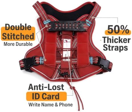 Dog Harness and Leash Set for Medium Dogs, No Pull Tactical Dog Harness - Image 5