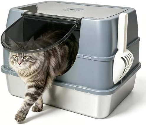 Stainless Steel Litter Box by TIANSHILIHE