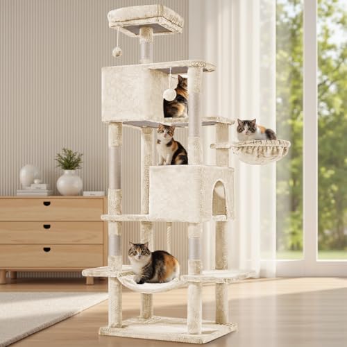 DUMOS 66 Inch Large Cat Tree Tower - Image 2