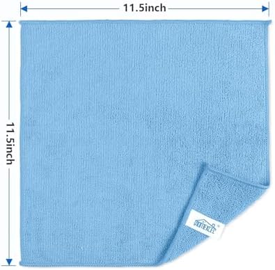 HOMEXCEL 8PK Microfiber Cleaning Cloth, Cleaning Rags - Image 2