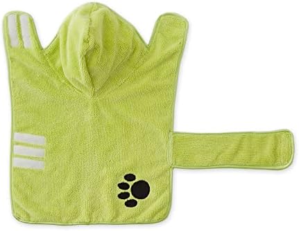 Bone Dry Pet Robe Collection, Embroidered Absorbent Microfiber Bath Robe - Image 3