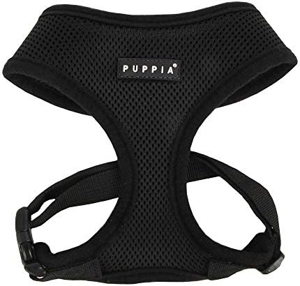 Puppia Soft Dog Harness No Choke Over-The-Head Triple Layered Breathable Mesh by PUPPIA