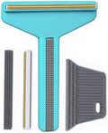 Pet Hair Remover with Reusable Heads, 4-in-1 Portable Carpet Rake, Cat & Dog by CMOSAFPoultryHabitatSupplie