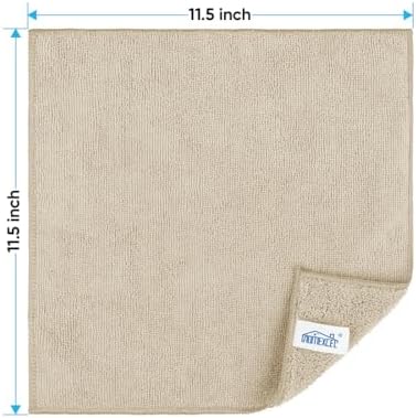 HOMEXCEL Brown Microfiber Cleaning Cloth, Microfiber Towels - Image 2