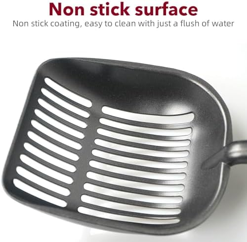 Cat Litter Scoop, Kitty Metal Scooper, Aluminum Alloy Sifter, Kitten Pooper - Image 3
