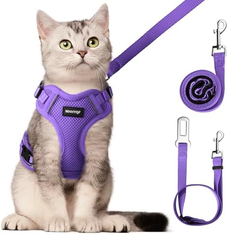 Cat Harness and Leash Set, Soft and Breathable Vest by Unknown