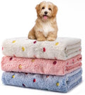 1 Pack 3 Blankets Fluffy Premium Fleece Soft Pet Blanket Flannel Throw by Unknown